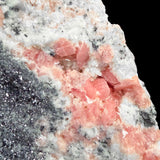 Rhodochrosite with Quartz and Galena