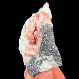 Rhodochrosite with Quartz and Galena