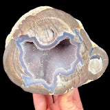 Drusy Quartz and Chalcedony inside a Dugway Geode