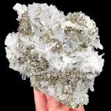Mineral specimen of Quartz and Pyrite from Peru
