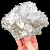 Reverse side of Pyrite and Quartz crystal specimens