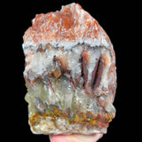 Calcite, Aragonite, and Hematite from Mexico