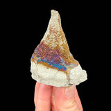 Rainbow pyrite crystal concretion from Russia