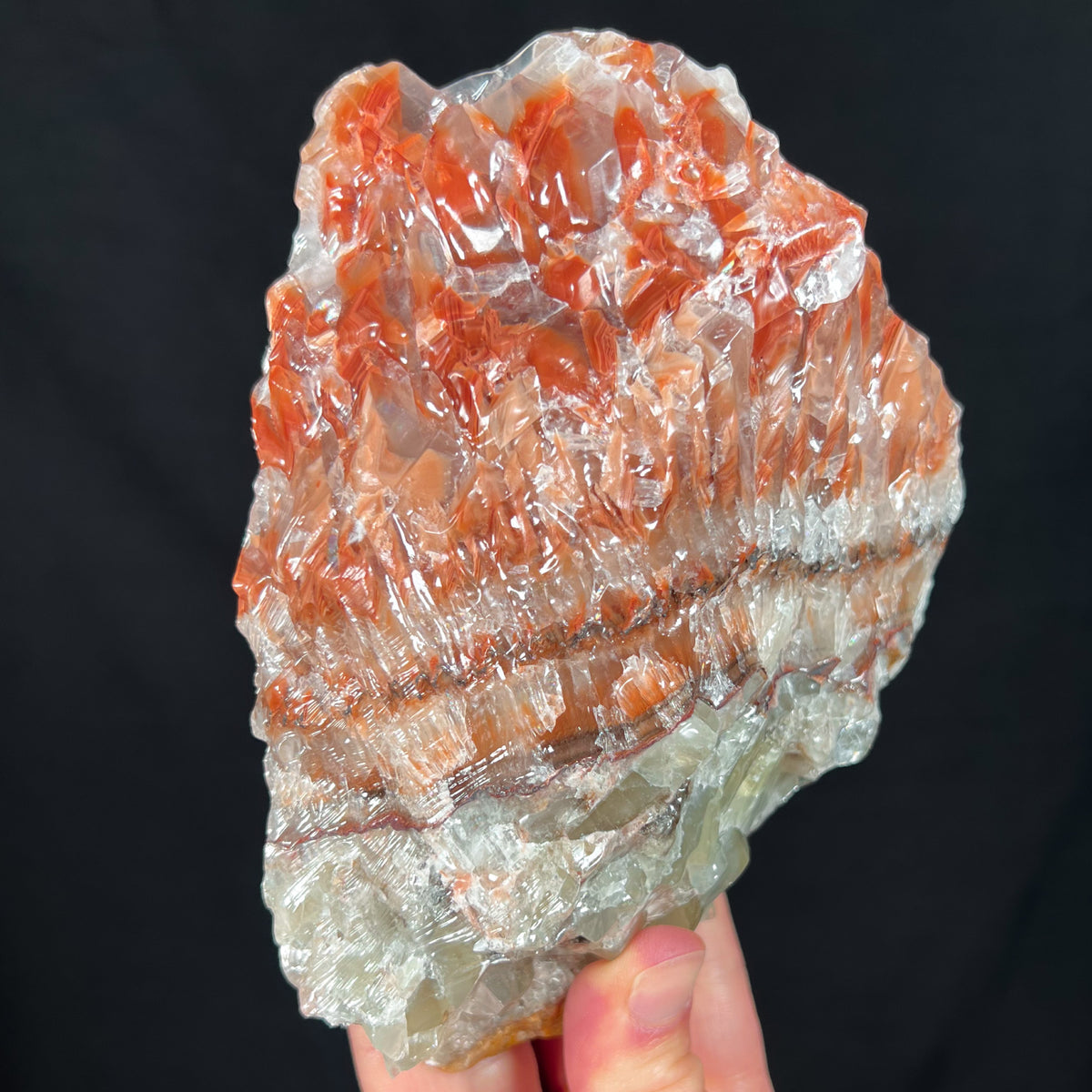 Calcite and Aragonite Bands from Mexico