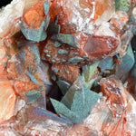 Close up of Rainbow Chalcopyrite on Calcite