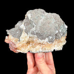 Exterior of Chalcopyrite and Calcite specimen from Moldova