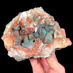 Calcite with Chalcopyrite Geode from Moldova