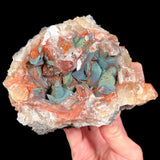 Calcite with Chalcopyrite Geode from Moldova
