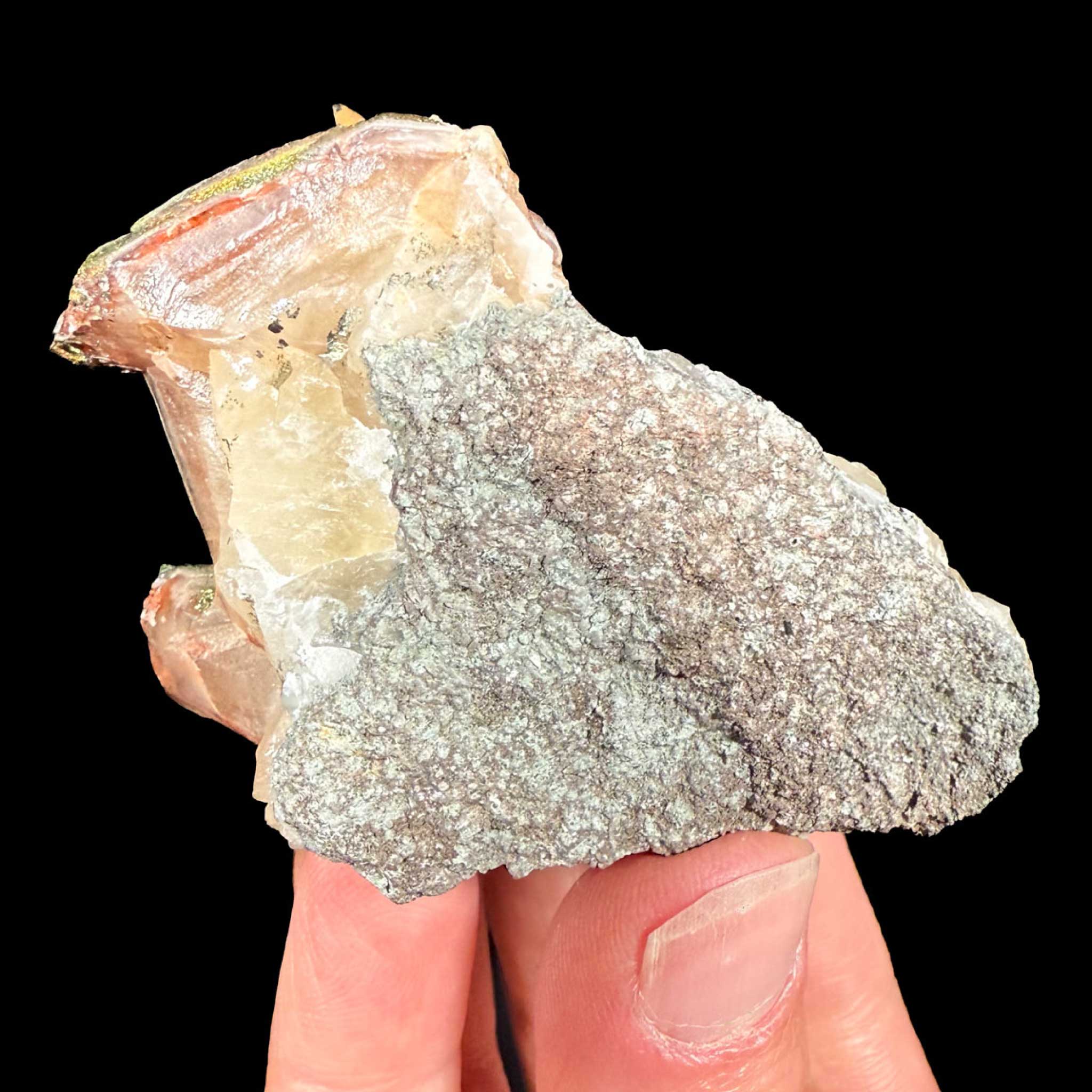Exterior of Calcite specimen from Moldova
