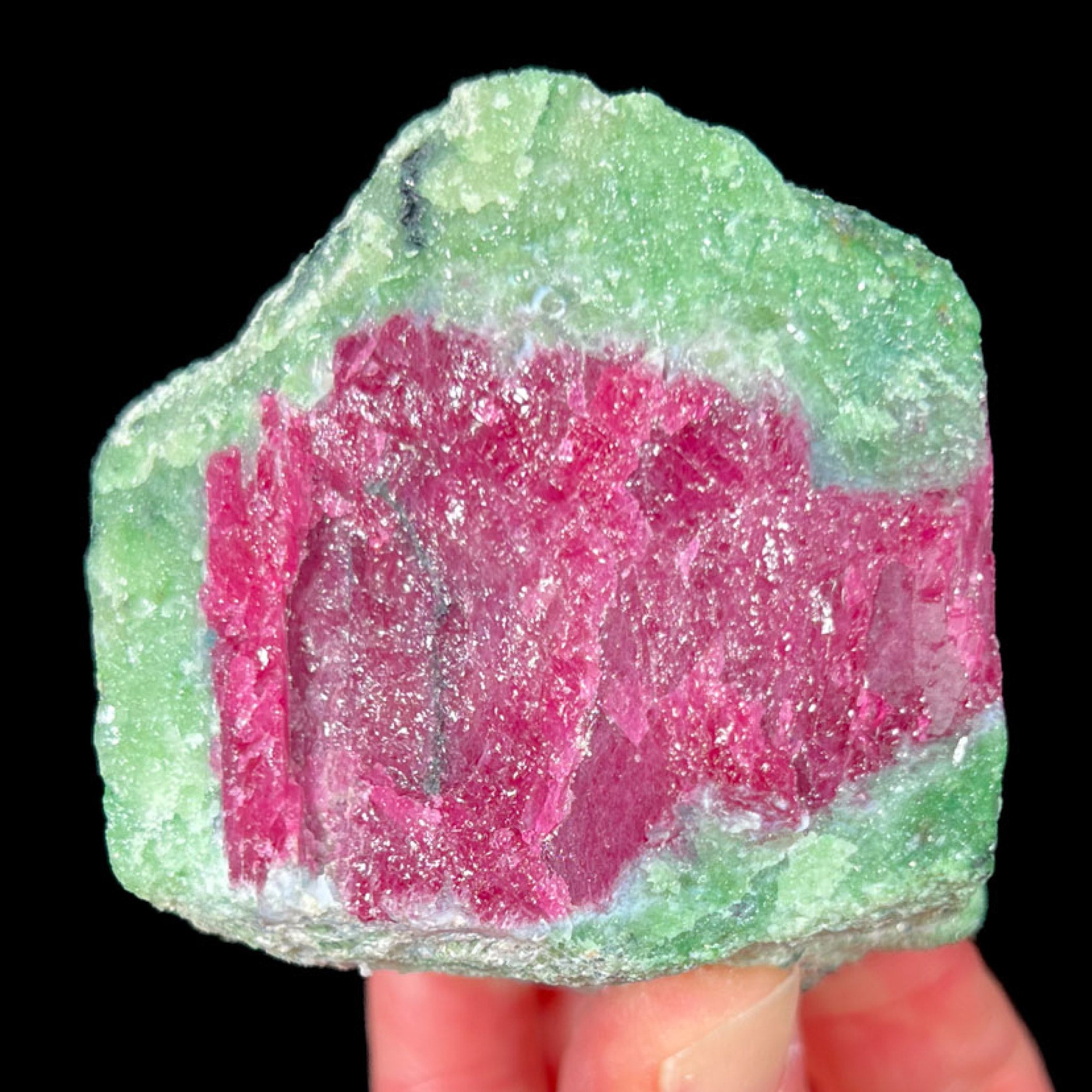 Ruby with Zoisite Crystal from Tanzania
