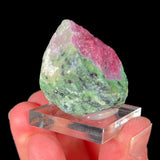Side View of Ruby in Zoisite Specimen