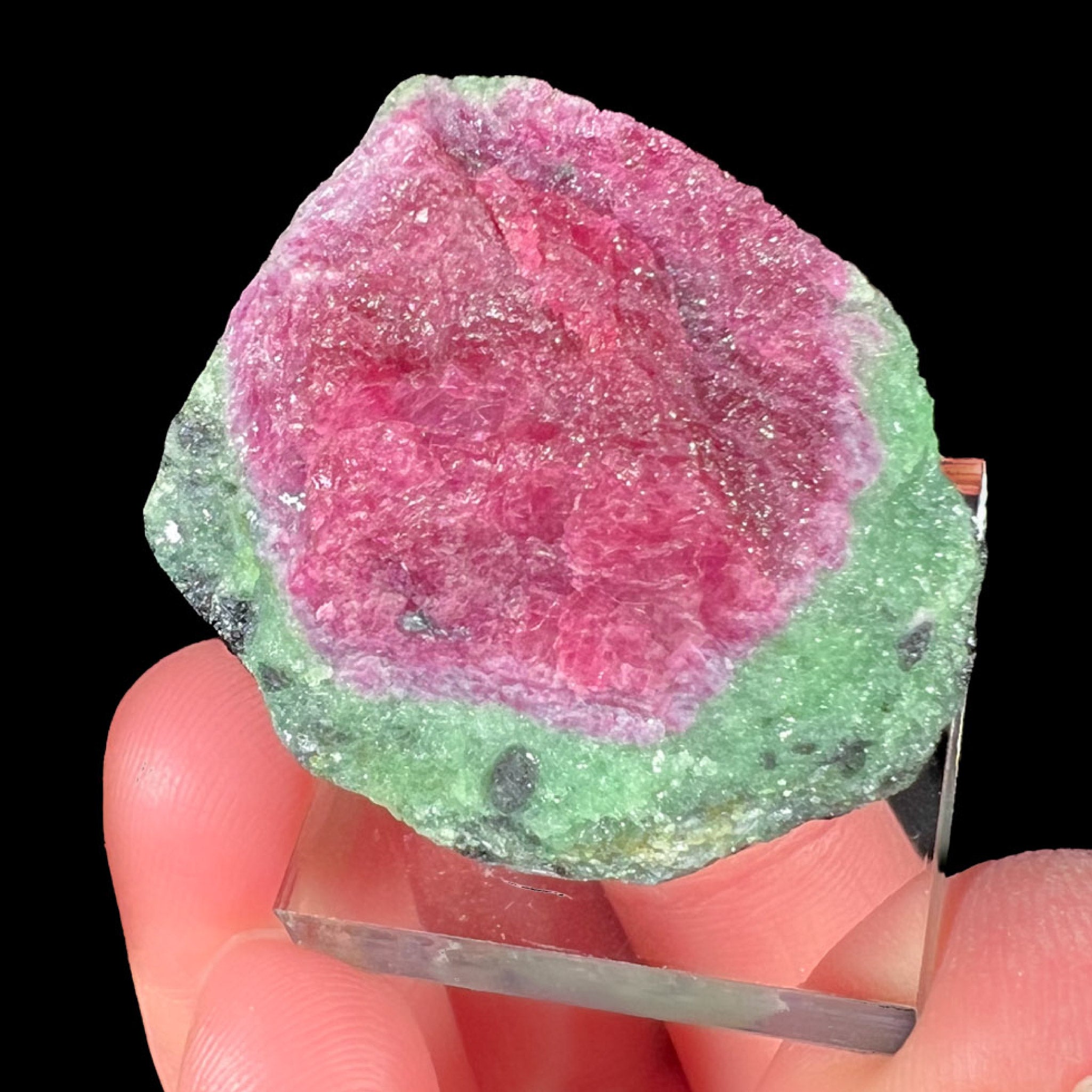Ruby with Zoisite Crystal from Tanzania