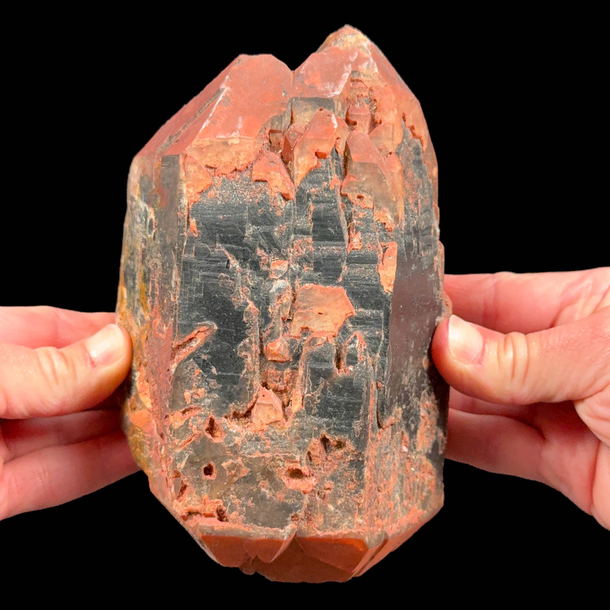Double Terminated Smoky Quartz crystal