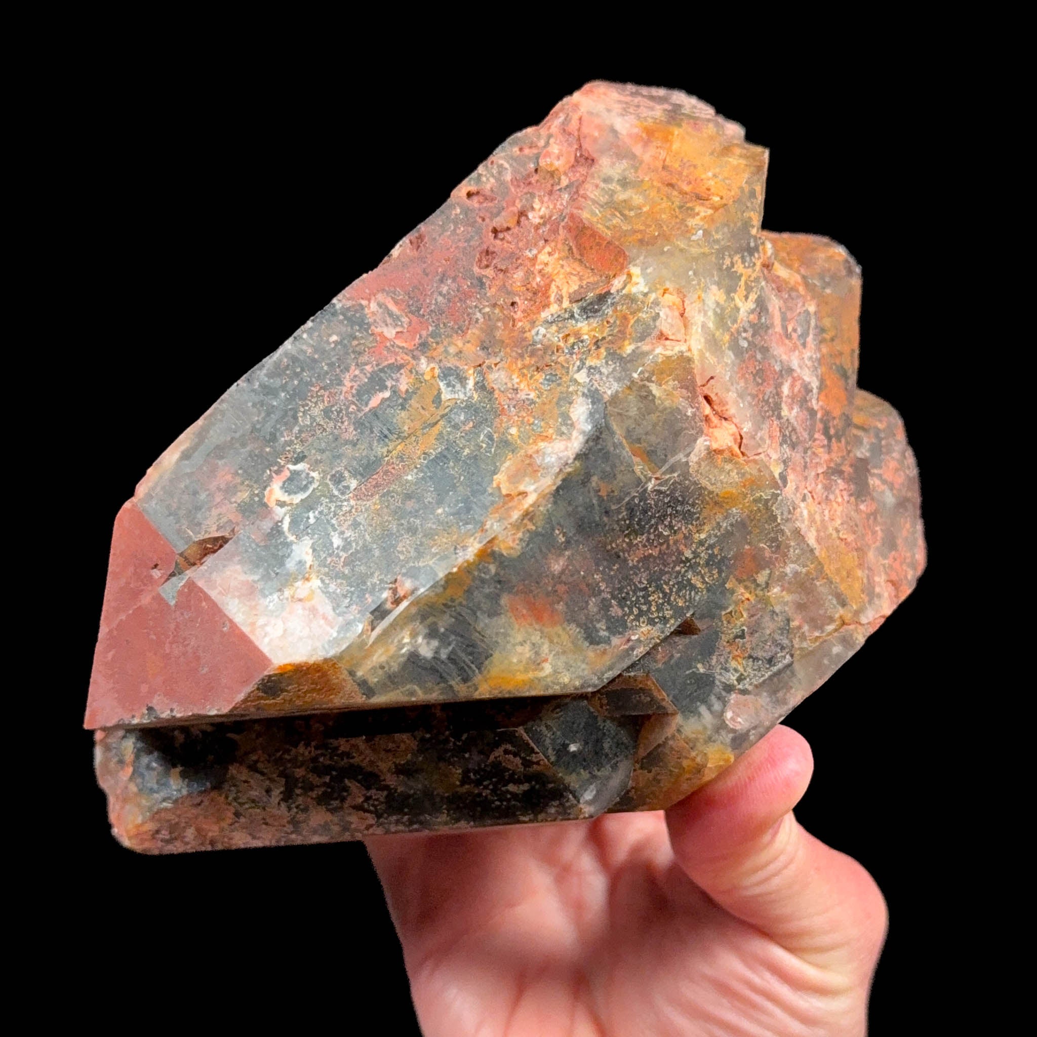 Smoky Quartz crystal large double terminated from Colorado