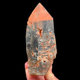 Red capped Smoky Quartz crystal Colorado