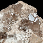 Close up of Smoky Quartz in Microcline