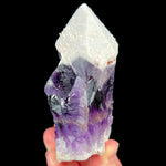 Amethyst with Quartz Cap from India