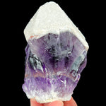White Quartz with Purple Amethyst from Karur, India