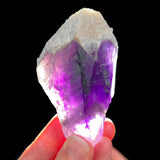 Backlit Snow Capped Amethyst Crystal
