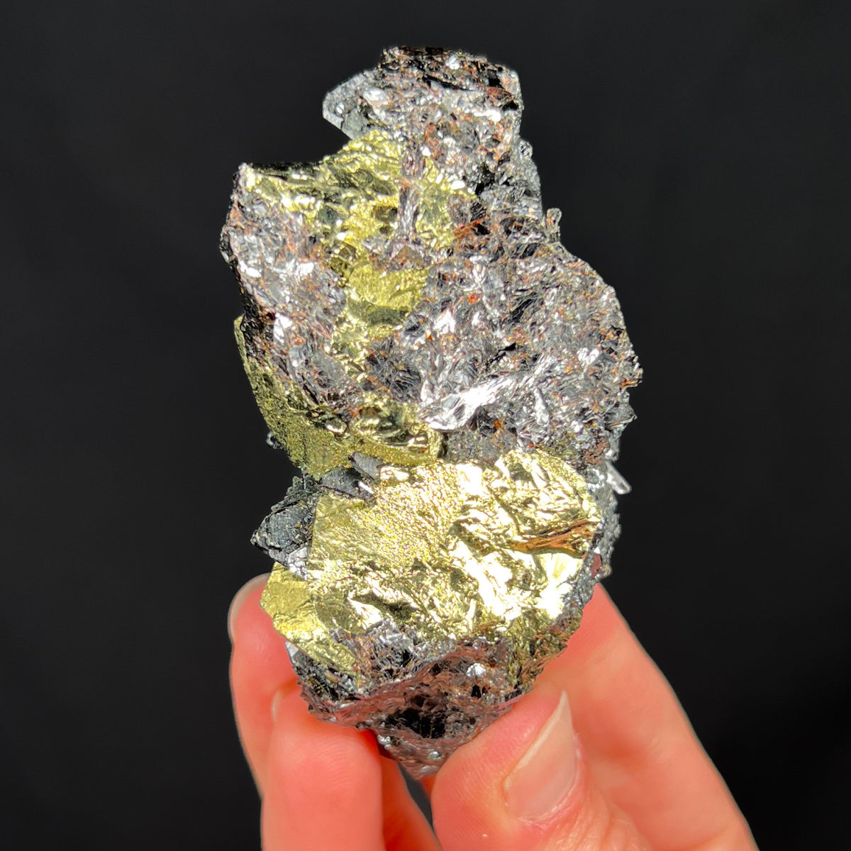 Back Side of Sphalerite and Chalcopyrite Specimen