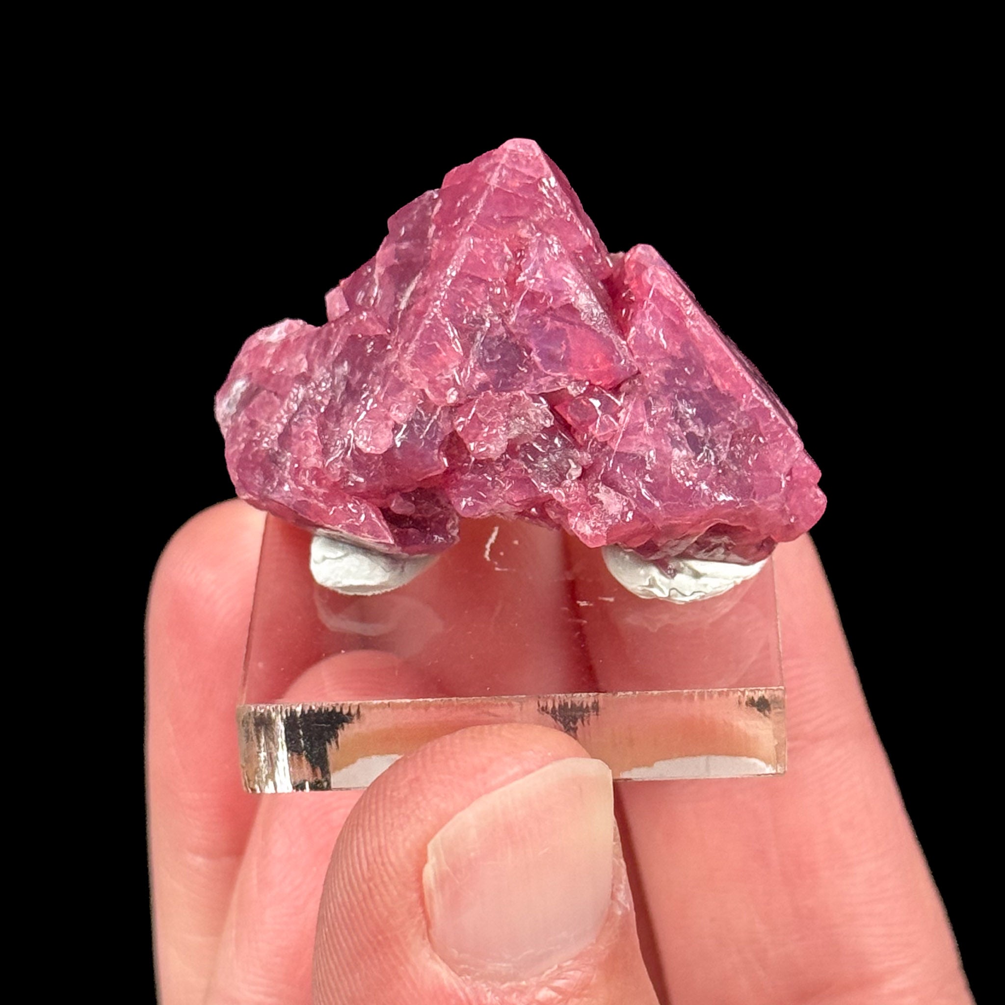 Red pink Spinel crystal
