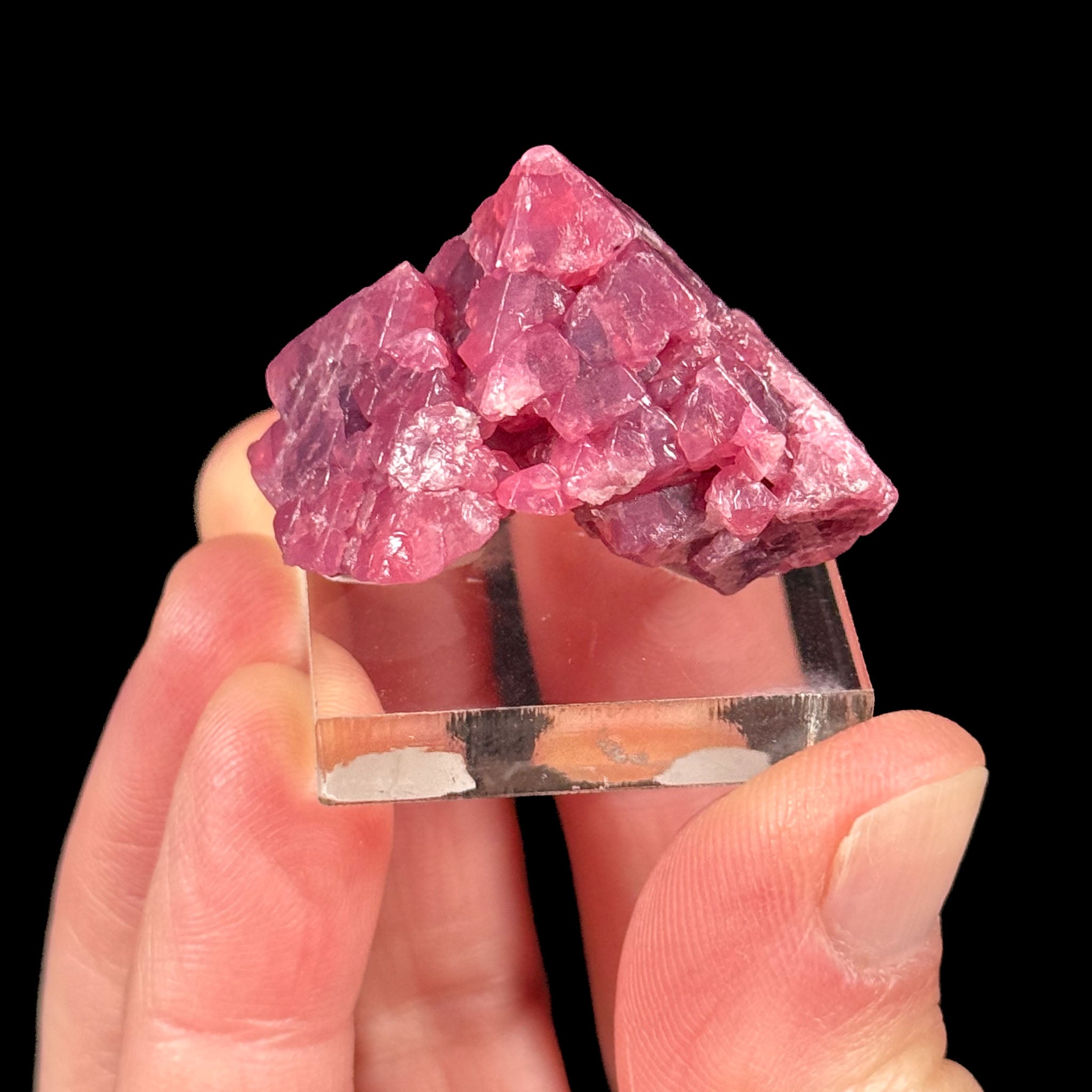 Spinel crystal cluster from Tanzania