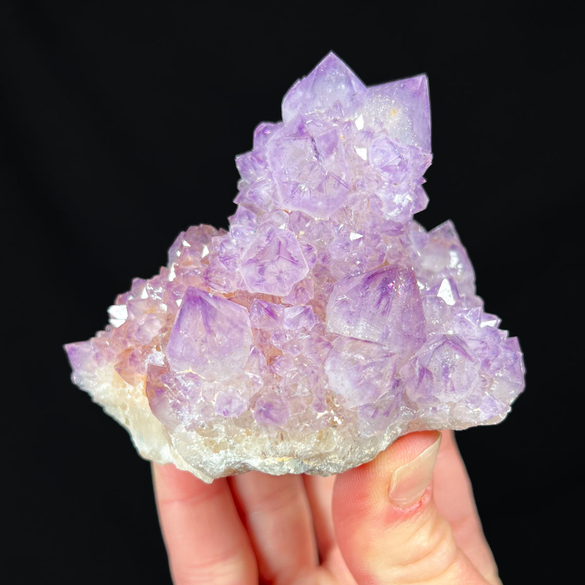 Spirit Quartz Amethyst Crystal Cluster