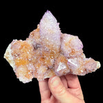 Spirit Quartz Amethyst crystal cluster from South Africa