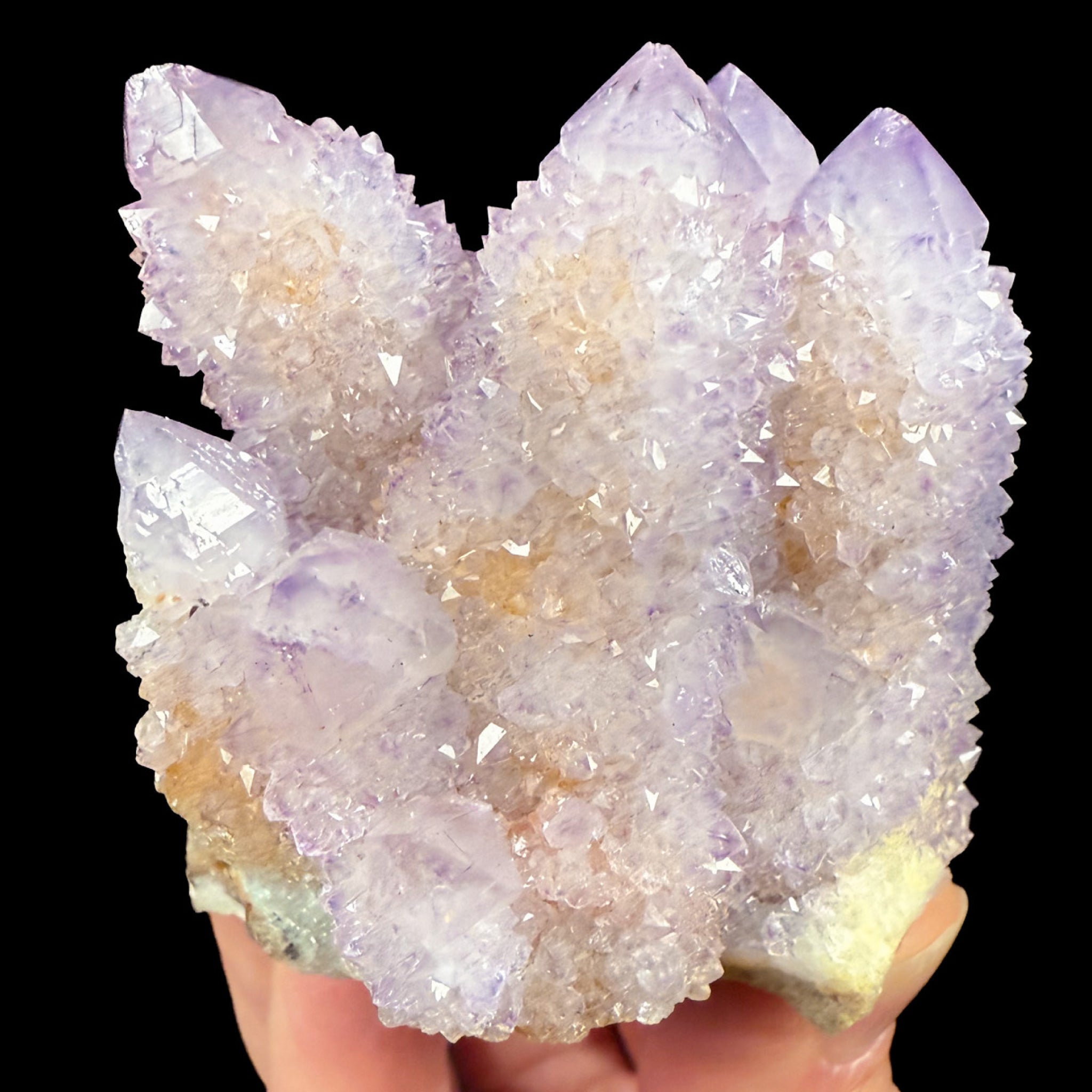 Spirit Quartz / Cactus Quartz Amethyst crystal specimen