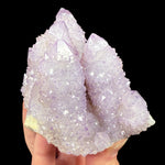 Spirit Quartz Amethyst crystal cluster from South Africa