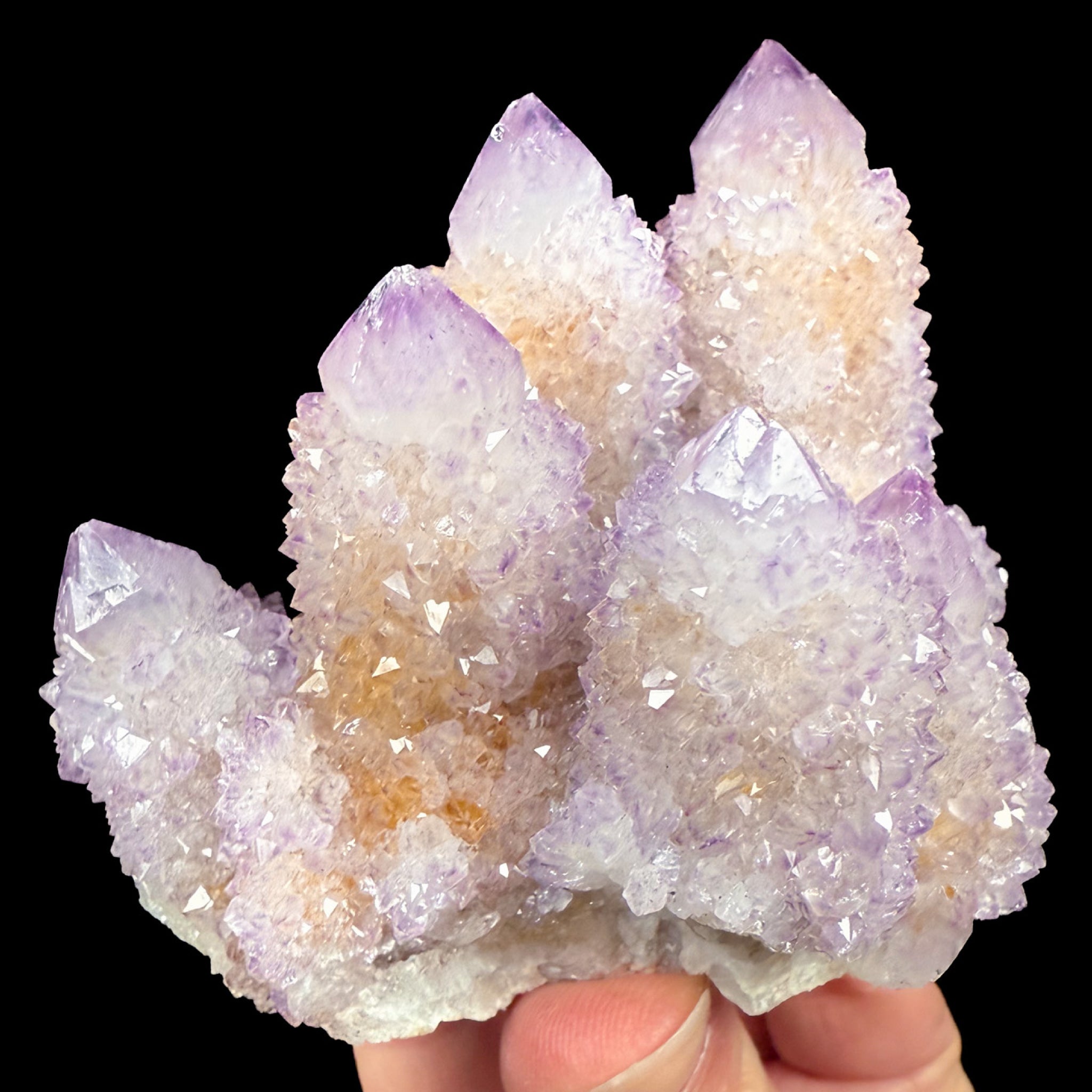 Spirit Quartz crystal cluster from South Africa