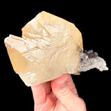 Stellar Beam Calcite with Sphalerite