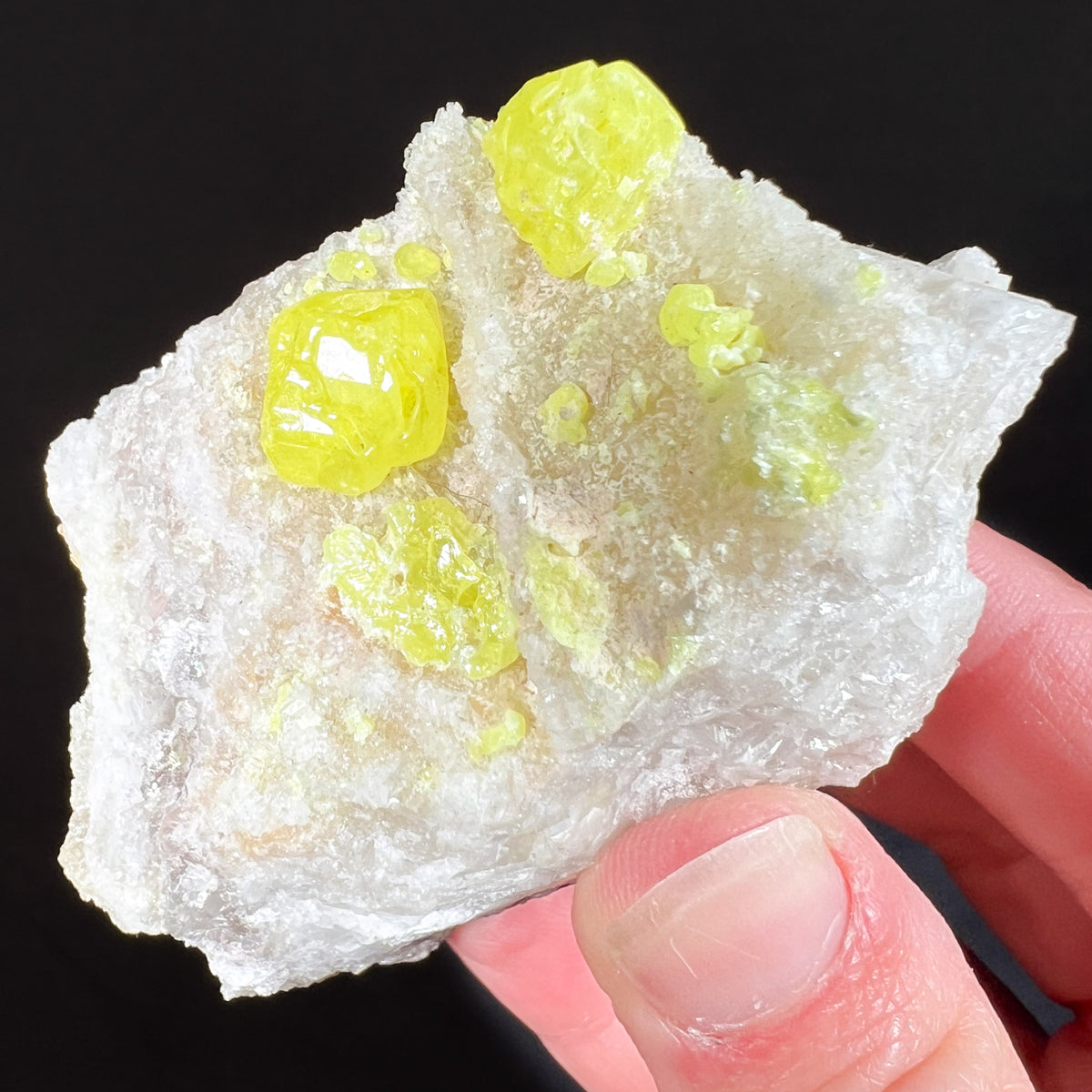 Sulfur crystals from Mexico