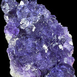Close up of pseudo dodecahedron Fluorite crystals