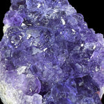 Tanzanite colored Fluorite mineral specimen