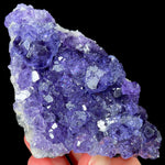 Indigo colored Fluorite crystals from Fujian, China