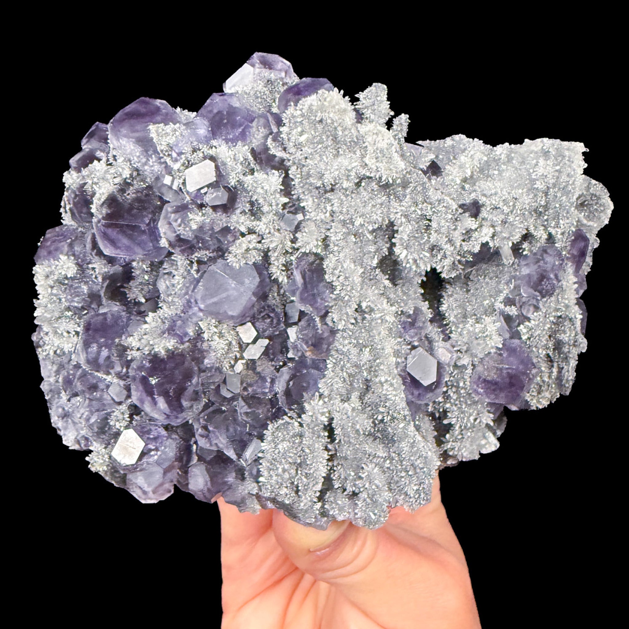Tanzanite Fluorite with Quartz Mineral Specimen from China