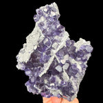 Tanzanite Fluorite with Quartz Crystal Specimen