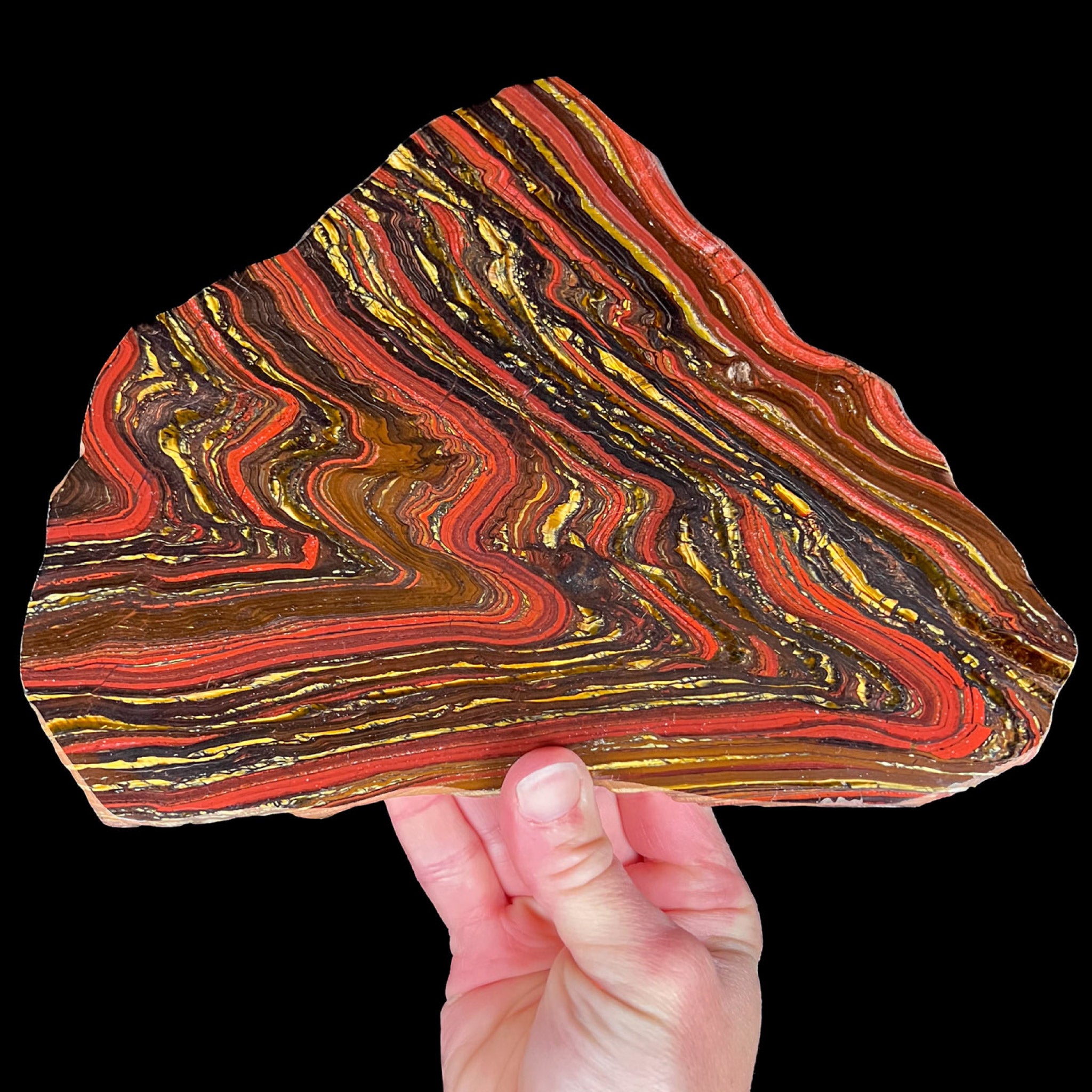 Large Tiger Iron Slice from Australia
