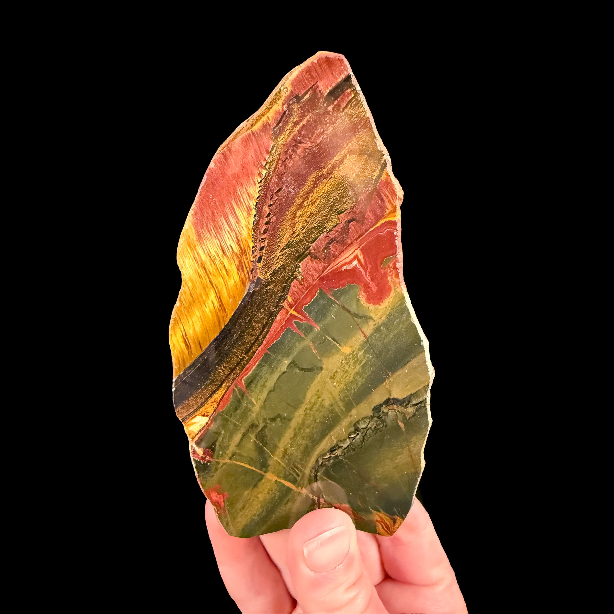 Marra Mamba Tiger Iron Slice from Australia