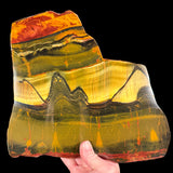 Large Slice of red and gold Tiger Iron stone from Australia