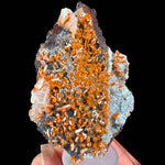 Vanadinite with Calcite crystals - Arizona