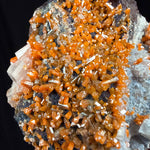 Close up of Vanadinite with Calcite Crystals - Arizona