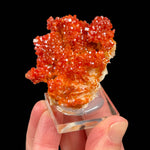 Vanadinite on Barite - Mibladen, Morocco