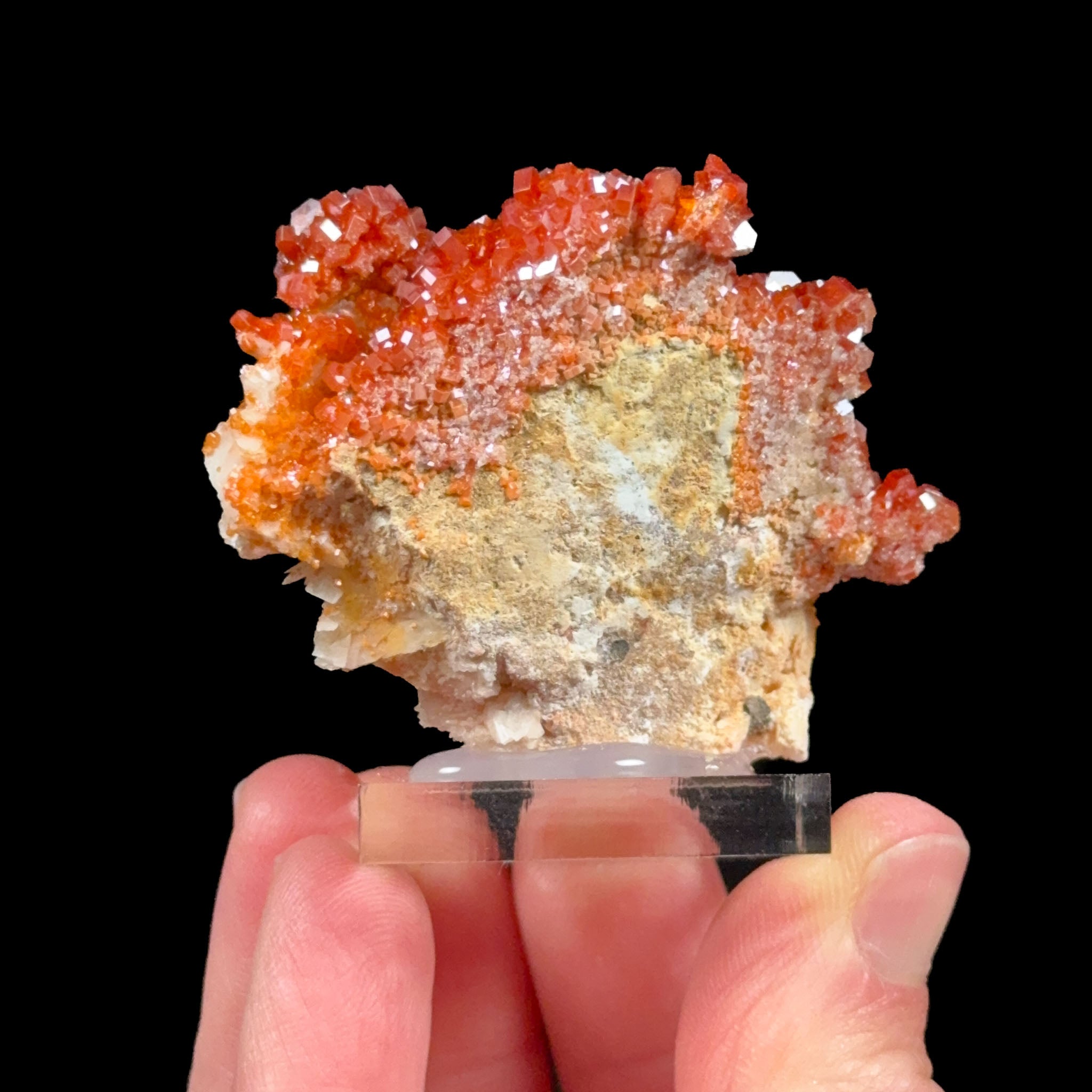 Back side of Vanadinite specimen