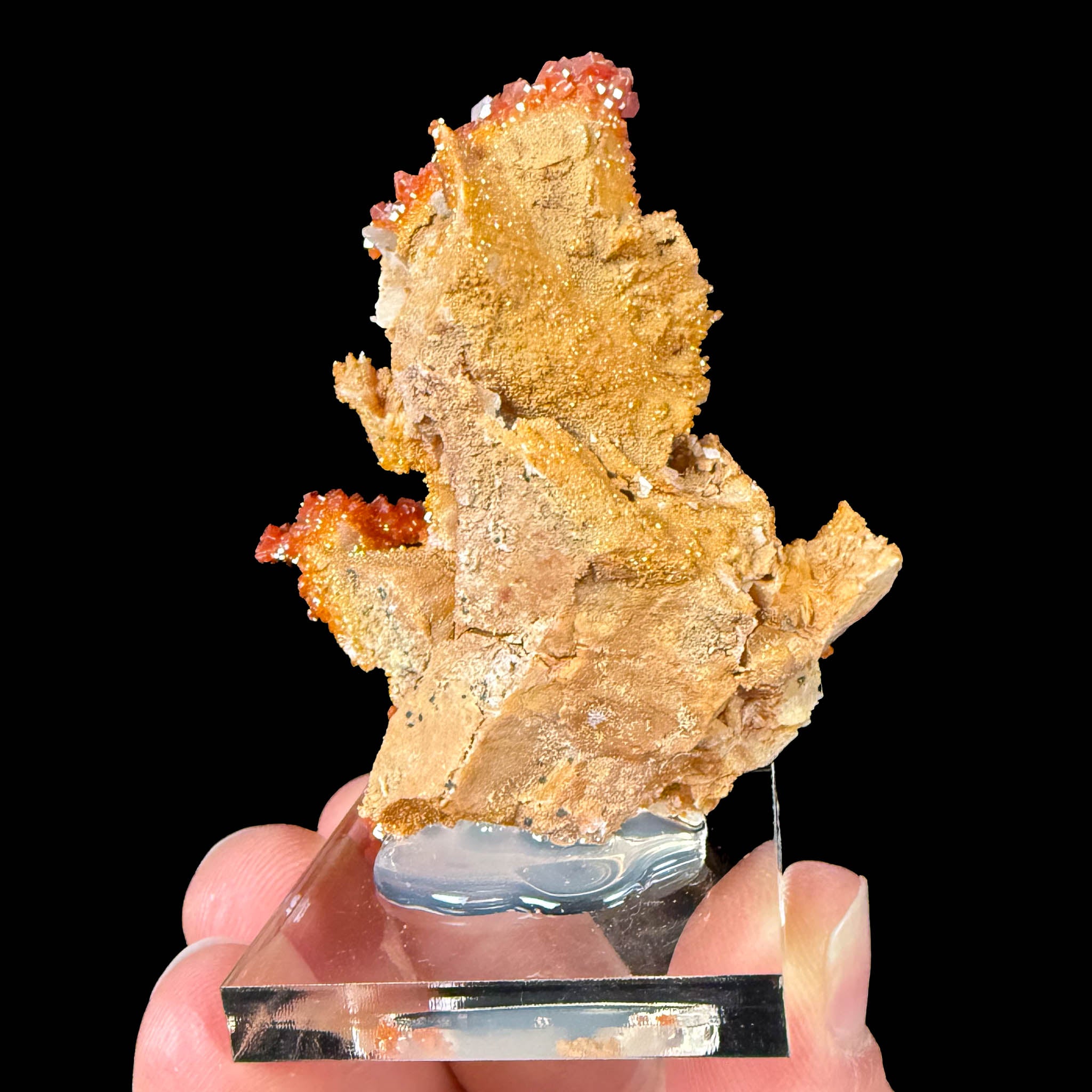 Back side of vanadinite specimen