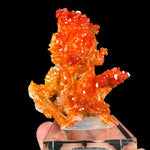 Vanadinite with Barite mineral specimen Mibladen, Morocco