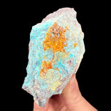Side View Chrysocolla with Wulfenite