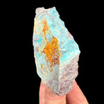 Side View Chrysocolla and Wulfenite