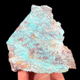 Reverse side of Chrysocolla and Wulfenite specimen